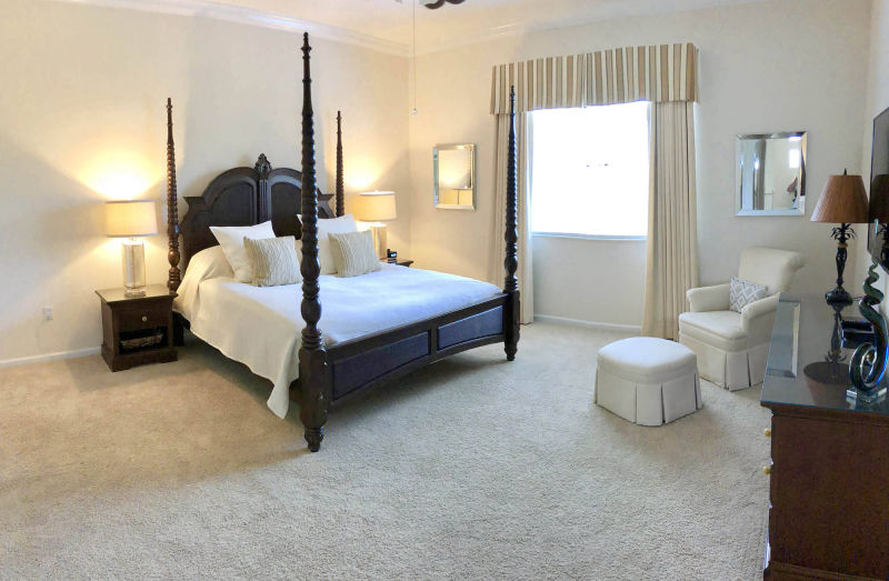 Reunion Resort Orlando luxury villa rental king bed