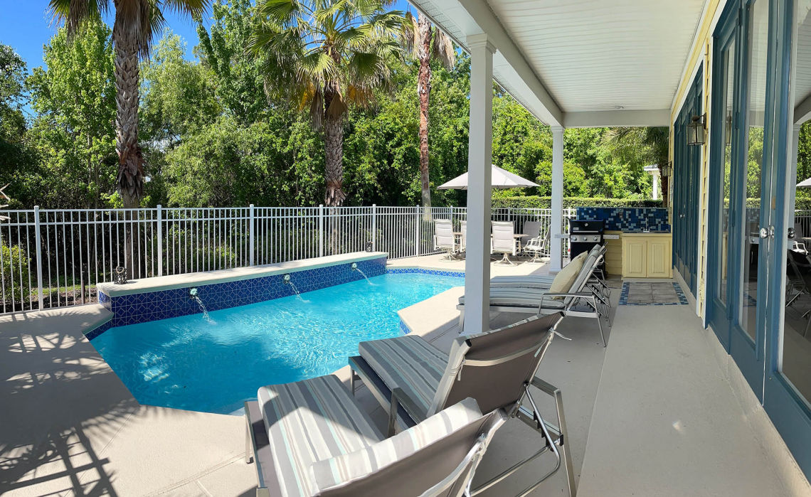 Reunion Resort 5 Star Orlando heated pool villa